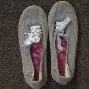 Gray shoes